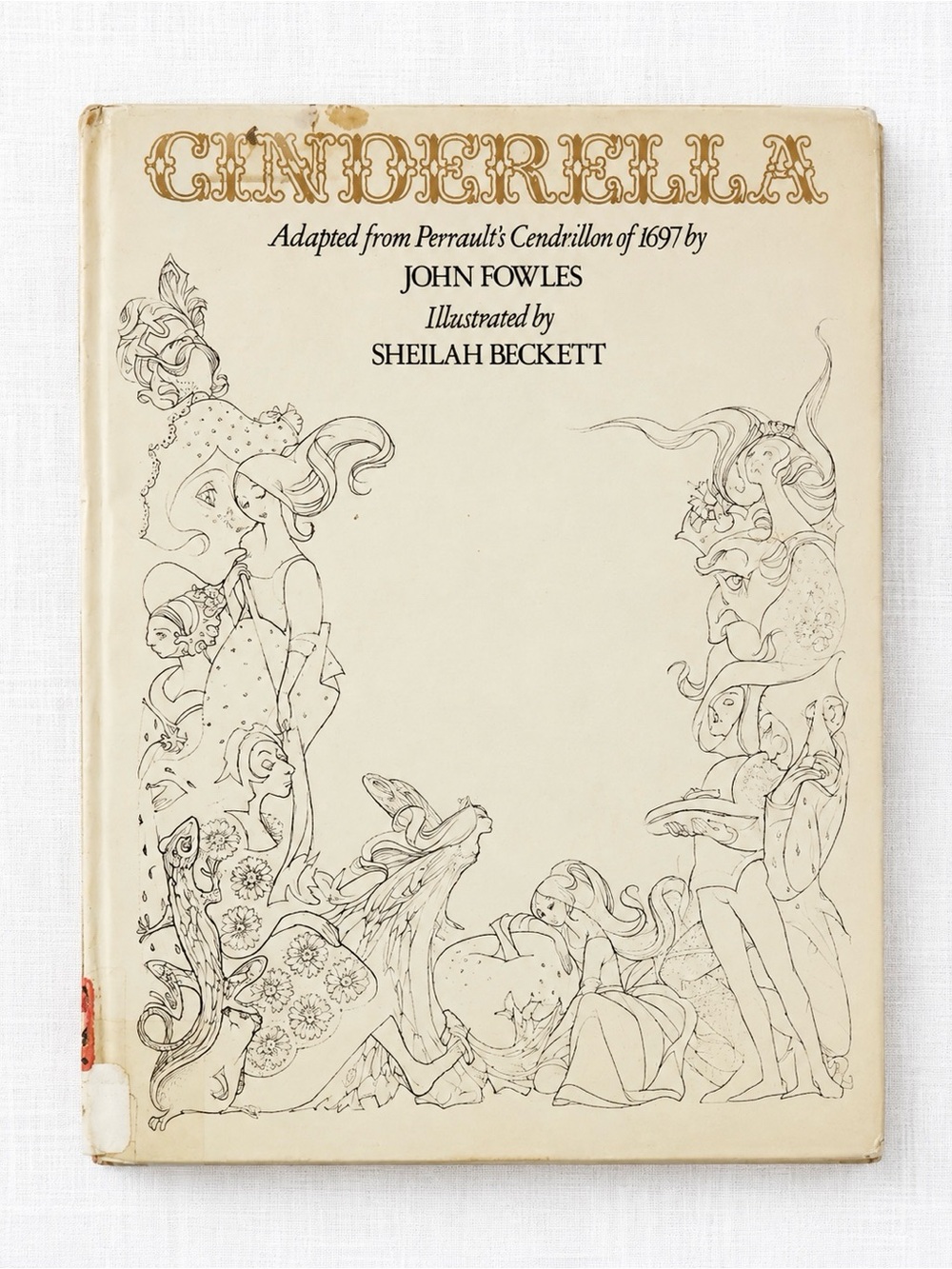 Vintage 1974 Cinderella John Fowles Sheilah Beckett Illustrated Hardcover